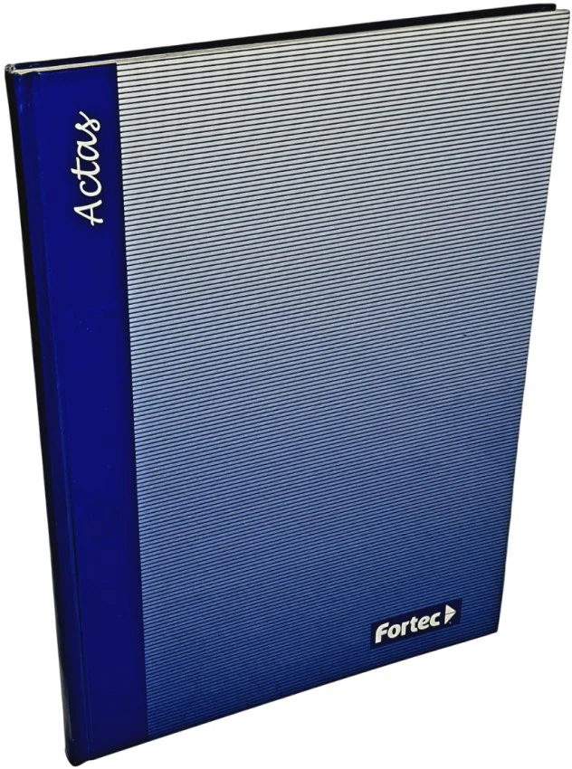 Libro de Actas f/Francesa 96hjs 21.5×31cm Fortec® LAF-96 [Pieza]