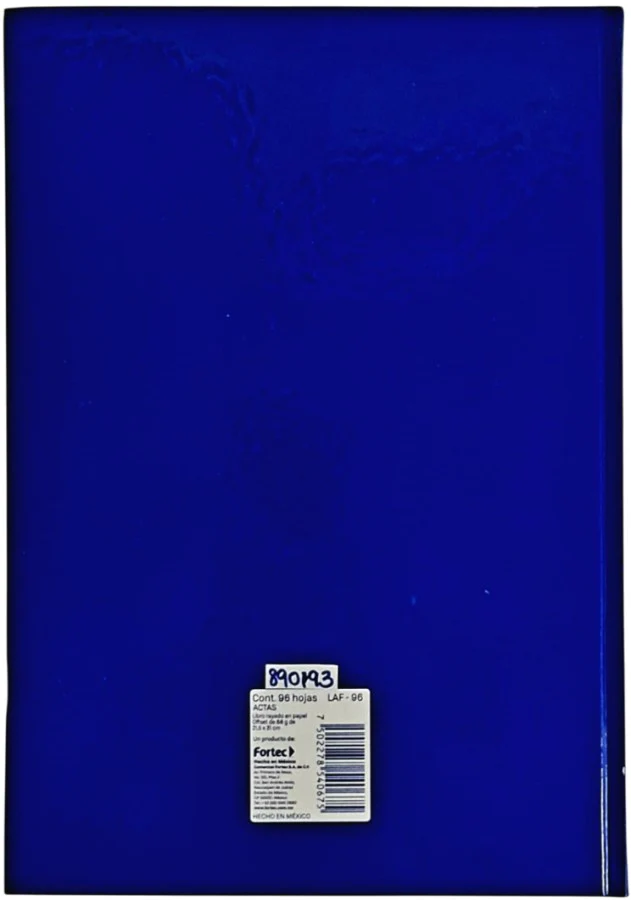 Libro de Actas f/Francesa 96hjs 21.5×31cm Fortec® LAF-96 [Pieza] - Image 4