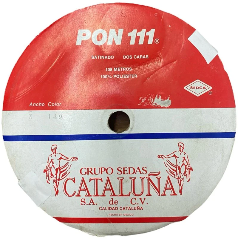 Listón Cataluña Satin 0111 Satin 2 Caras I 018 Rosa 18 A3 (108m) Cataluña® [Metro] - Image 3