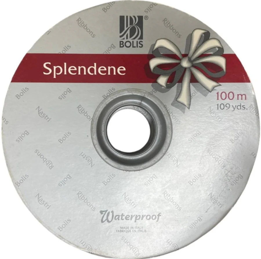 Listón Rudi Nastro Splendene Blanco Bebe 34mmx100m Bolis® [Pieza] - Image 2