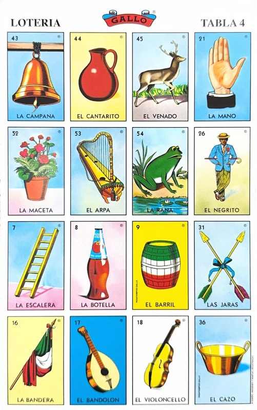 Lotería 1 Juego de Naipes Grande c/20 Tablas Chicas 13.5×21.5 Gallo® 17279 [Bolsa] - Image 7