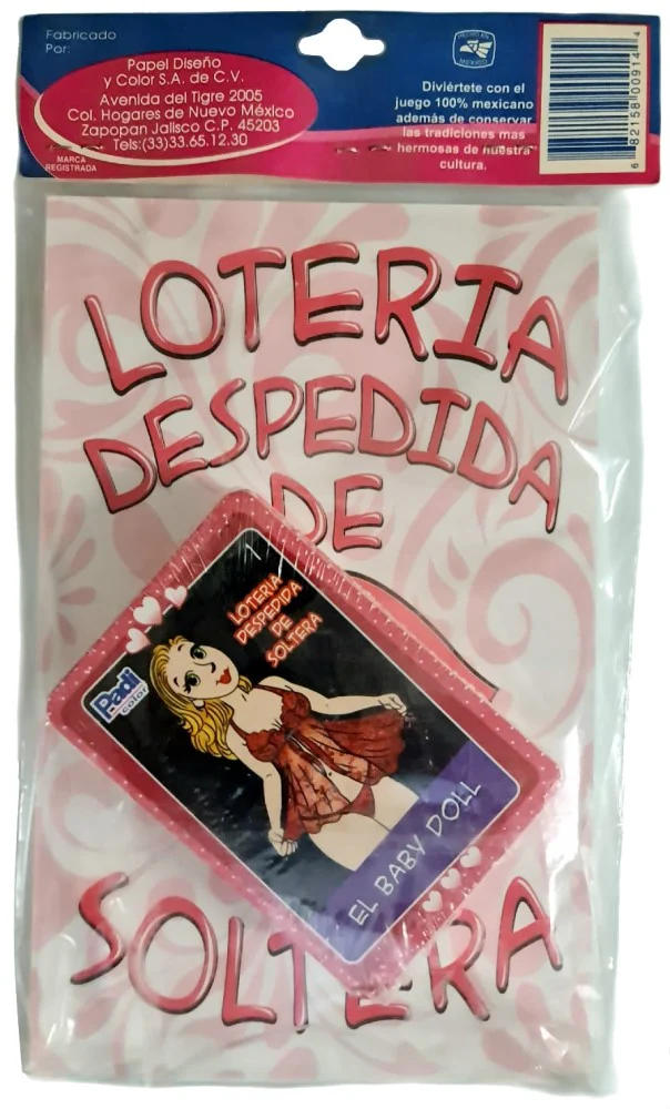 Lotería Despedida Soltera 54naipe c/10 Tablas 13×20.5cm Padi® 914 [Bolsa] - Image 2