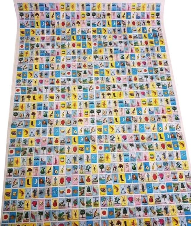 Lotería en Pliego Imágen Mini 14×23mm c/728 Plantilla 47.3×70cm Gallo® 17259 [Pieza] - Image 2