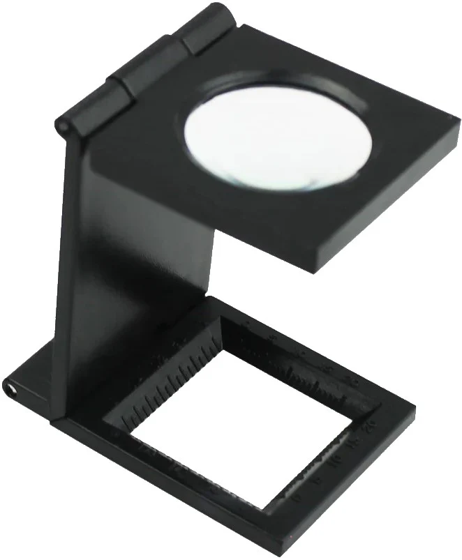 Lupa Cuenta Hilos Plástico 31mm 5.5X Negro 1"×1" Roel® N37008830 [Pieza]