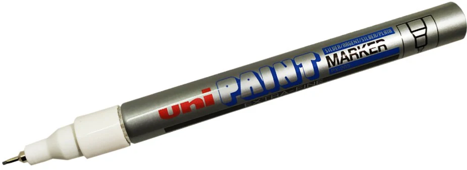 Marcador de Pintura Uni Paint Plata Extra Fino uniball® PX203 [Pieza] - Image 2
