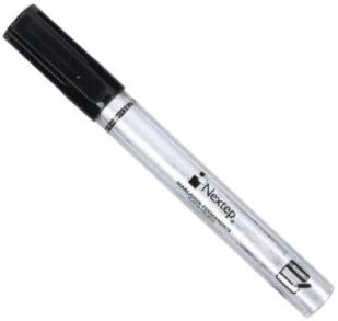 Marcador Permanente Barril Aluminio Cincel4mm Negro Nextep® NE-077N [Pieza]