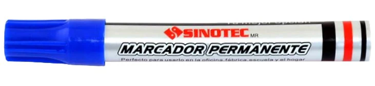 Marcador Permanente Barril Plástico Cincel Sinotec® [Pieza]