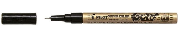 Marcador Permanente Punta Extra Fina SC-G-EF Oro Pilot® 1701 [Pieza] - Image 2