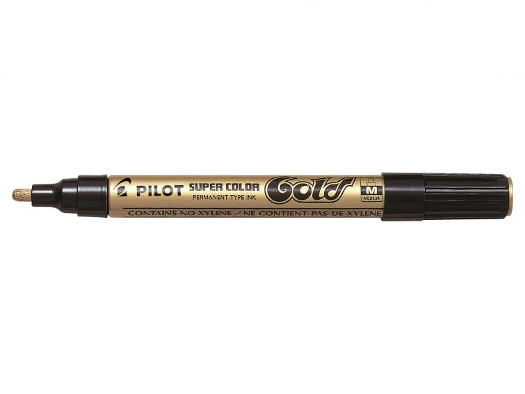 Marcador Permanente Punta Mediana SC-G-M Oro Pilot® 1700 [Pieza]