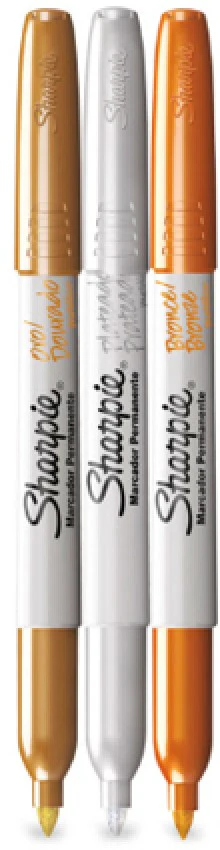 Marcador Permanente Sharpie Metallic Fino Oro,Plata,Bronc c/3 Sharpie® 1858004 [Paquete] - Image 4