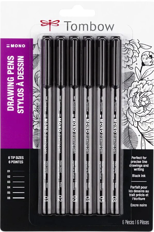 Marcador Rotulador MONO Est.c/6 Tombow® ETB066405 [Estuche]