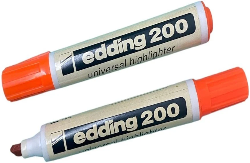 Marcador Textos 200 Cincel Naranja Neón Edding® E200-NA5 [Pieza]