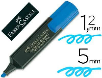 Marcador Textos TextLiner Azul Neón Faber-Castell® [Pieza]