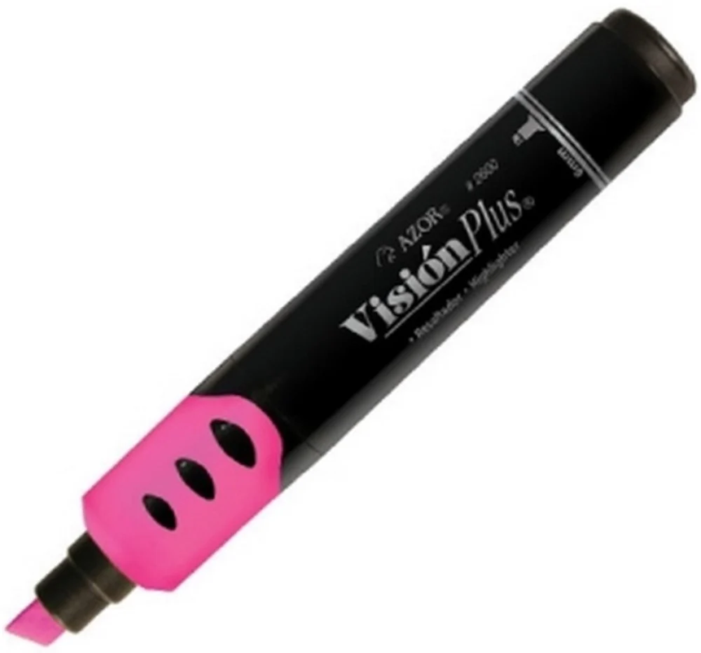 Marcador Textos Visión Plus Rosa Neón AZOR® 2600RS [Pieza]