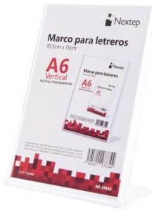 Marco p/Letrero  Acrilico Vertical Transparente Nextep® [Pieza] - Image 5