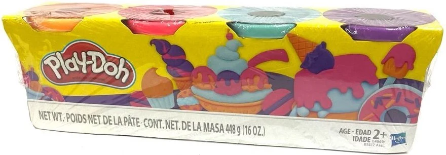 Masa p/Moldear Play-Doh paquete Colores Est.c/4 112g×4 Hasbro® 71845241 - Image 3