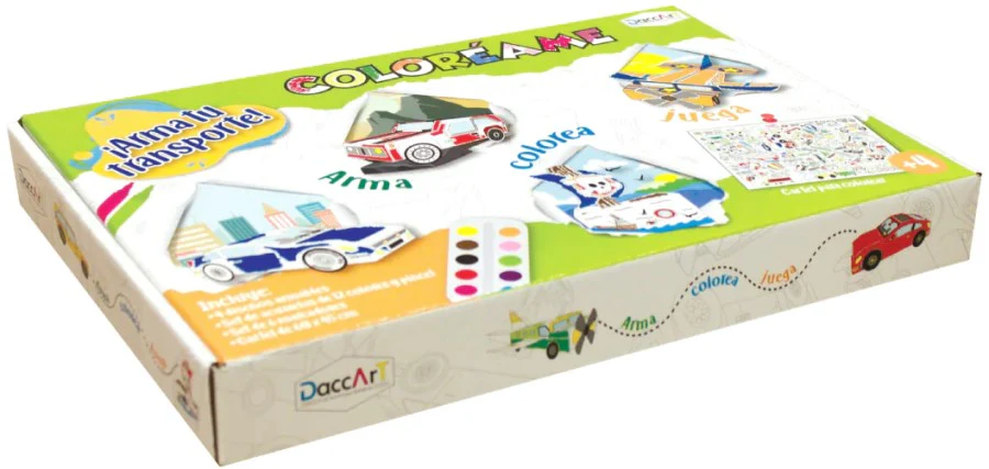 Material Didáctico Arma Tu Transporte DaccArT® [Pieza]