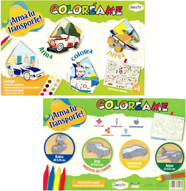 Material Didáctico Arma Tu Transporte DaccArT® [Pieza] - Image 2