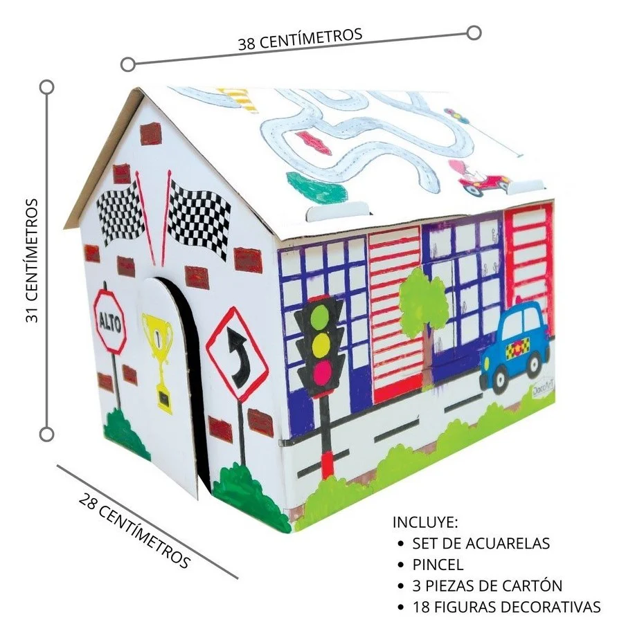 Material Didáctico Casita Coloréame Campeón DaccArT® [Pieza]