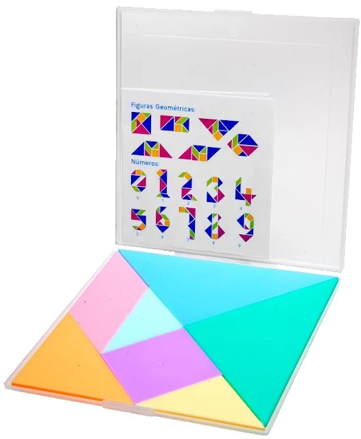 Material Didáctico Juego Tangram Plástico 12.8×12.8 Jumbo® PTAN2 [Pieza] - Image 2