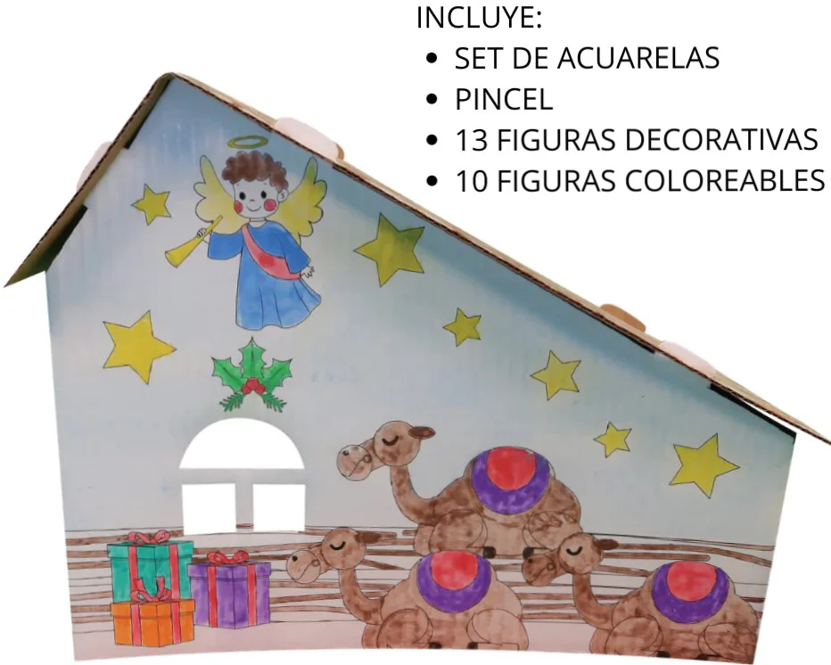 Material Didáctico Pesebre Navidad Coloréame DaccArT® [Pieza] - Image 2