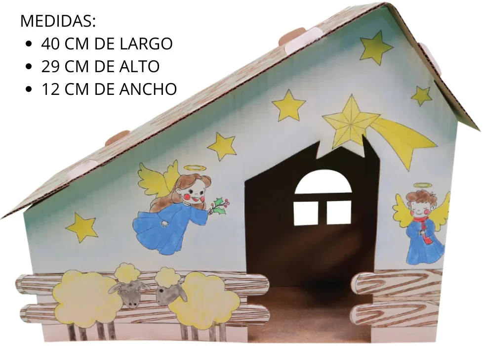 Material Didáctico Pesebre Navidad Coloréame DaccArT® [Pieza] - Image 3