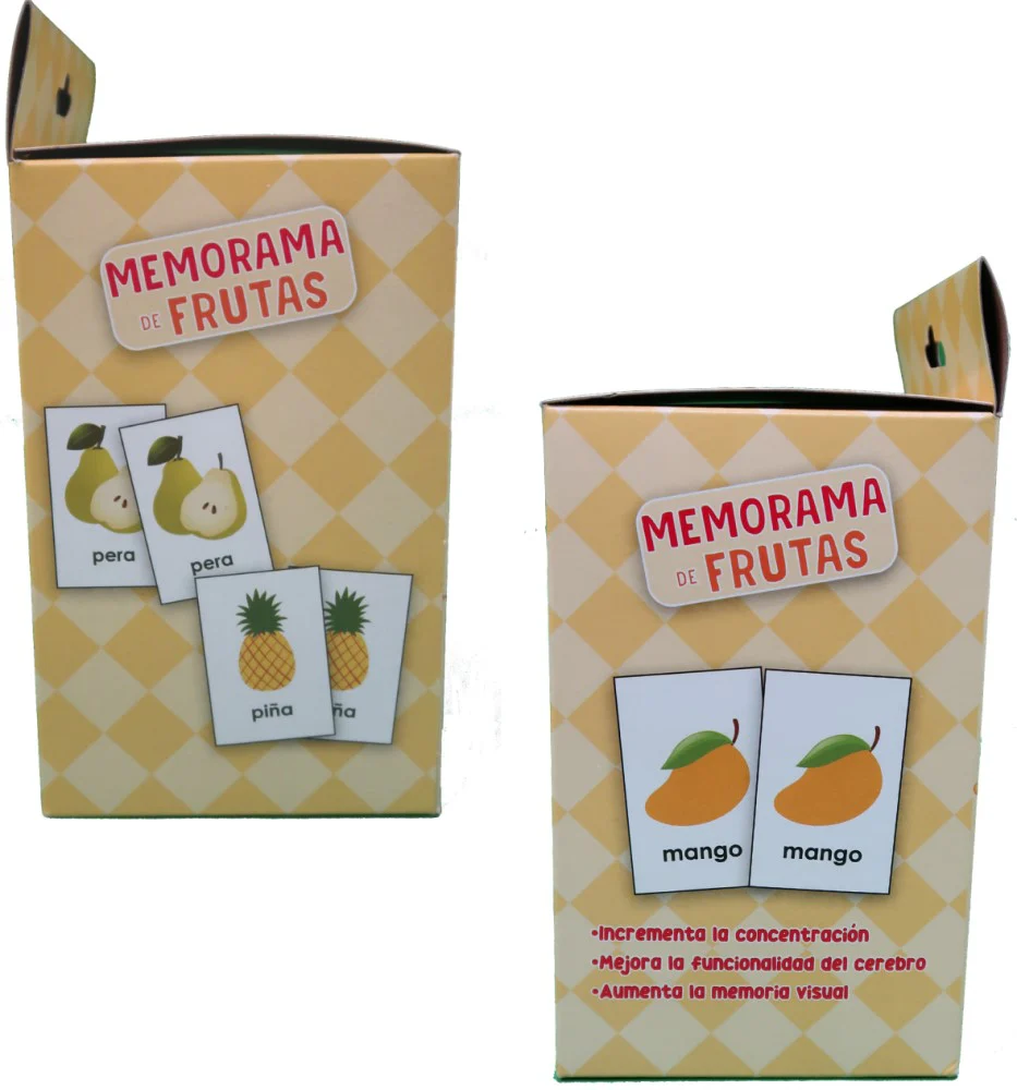 Memorama de Frutas 12 Pares 24 Piezas DaccArT® [Pieza] - Image 3