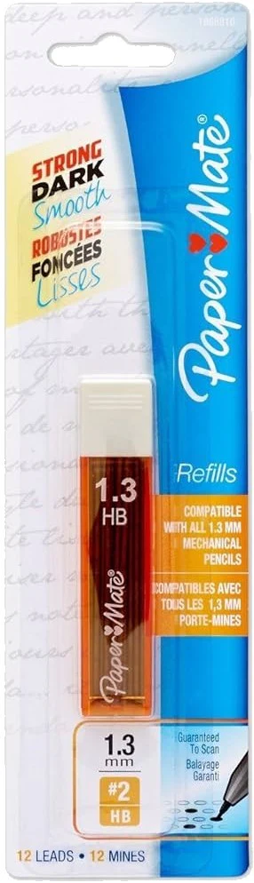 Minas 1.3mm Tubo c/12 PaperMate® 1869591 [Tubo]