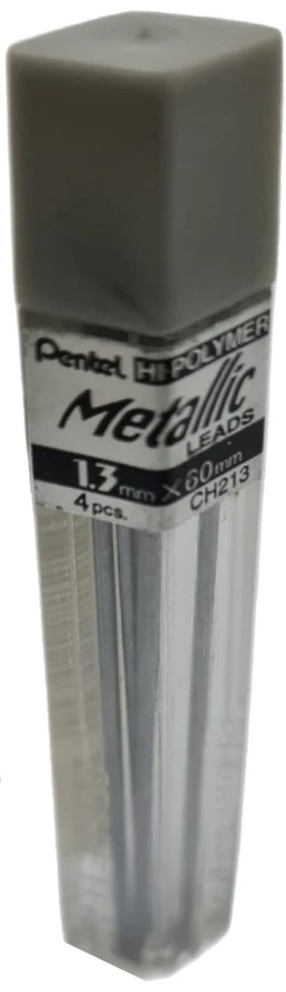 Minas  1.3mm Tubo c/4 Metallic 1.3×60mm Pentel® [Tubo] - Image 5