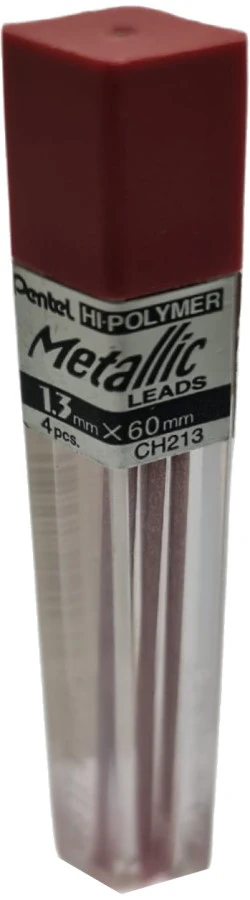 Minas  1.3mm Tubo c/4 Metallic 1.3×60mm Pentel® [Tubo] - Image 6