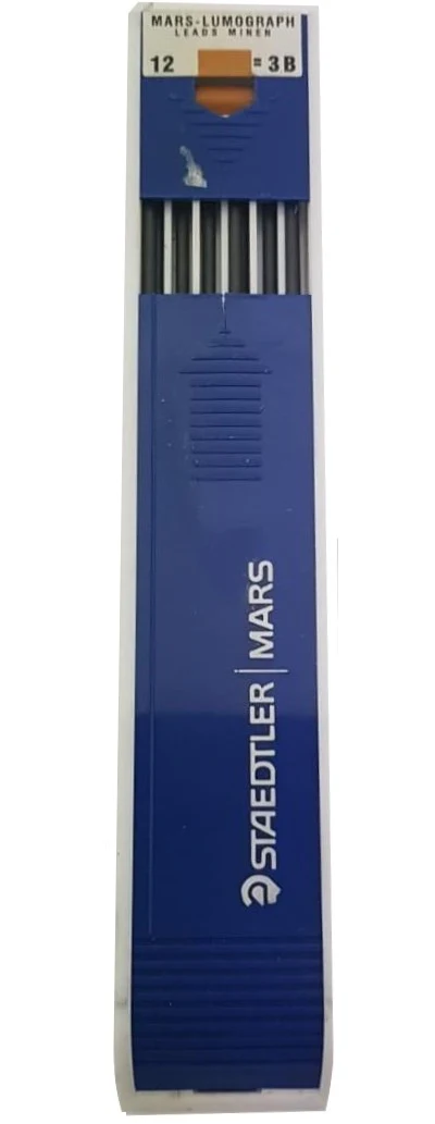 Minas Lumograph 200 2mm 3B Tubo c/12 Staedtler® [Tubo]