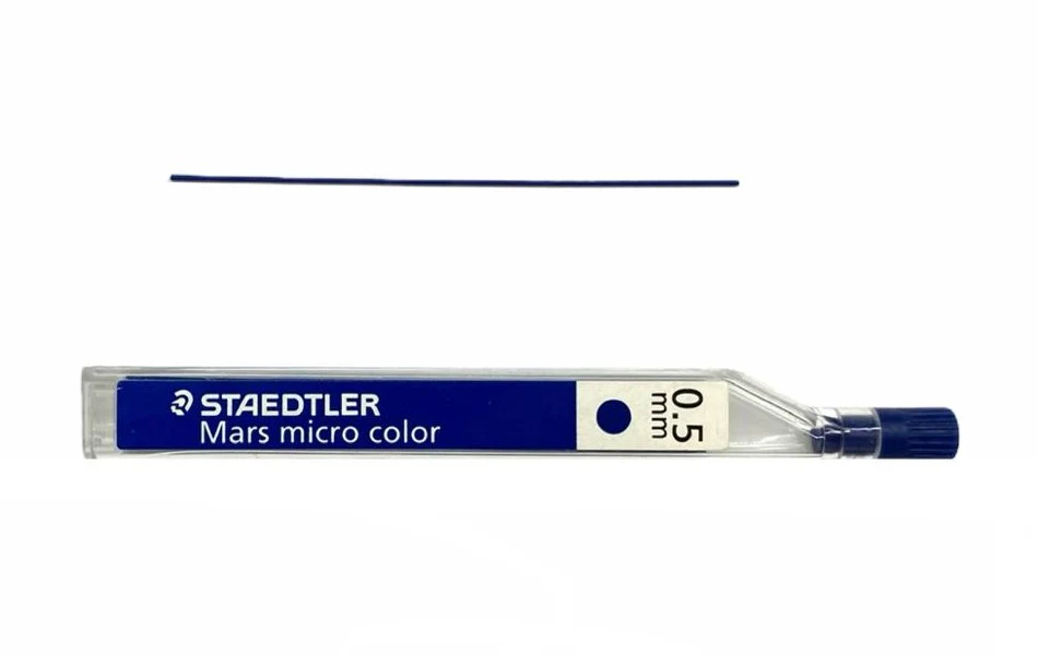 Minas Microchrom 0.5mm Azul Tubo c/12 Staedtler® 254 05-3 [Tubo]