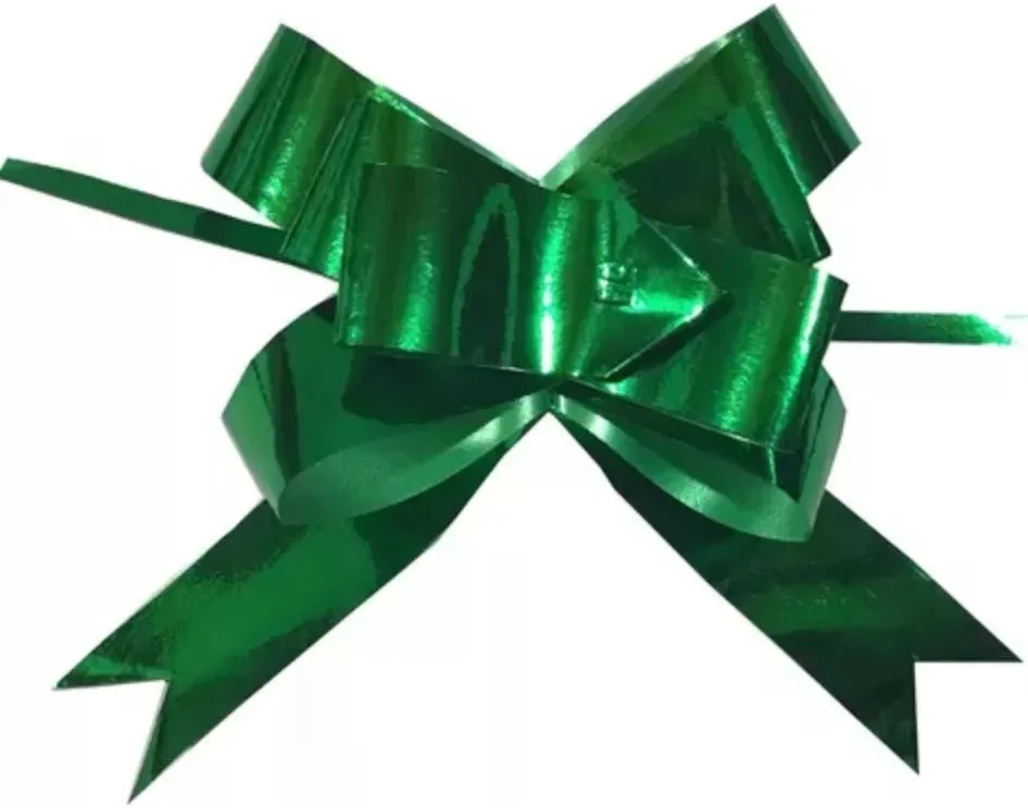 Moño Celomagico 437 Partidor Metálico Media Verde Bandera13 c/50 Janel® 4370000113 [Caja]