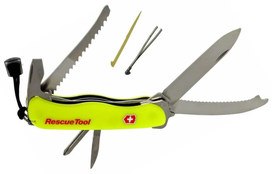 Navaja 111mm Rescue Tool Sin Hueco 111mm Amarillo Fluore Victorinox® 0.8623.N [Pieza] - Image 2