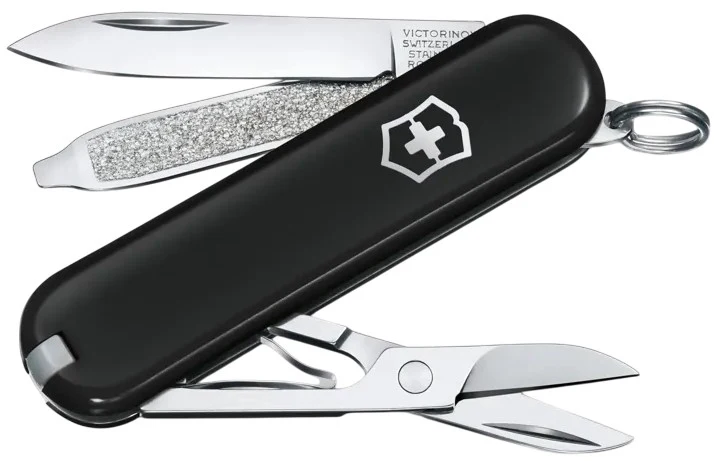 Navaja 58mm Classic SD 7 Usos 58mm Negro Victorinox® 0.6223.3G [Pieza]