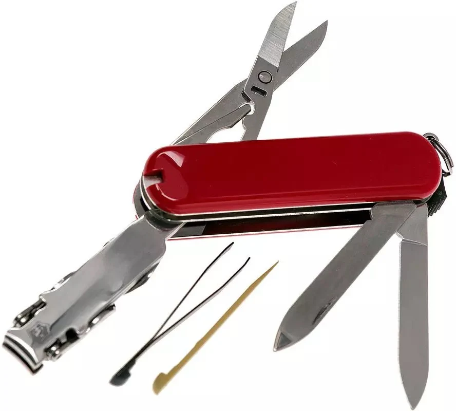 Navaja 65mm c/Corta Uñas 8 Usos 65mm Rojo Transparen Victorinox® 0.6463.T [Pieza] - Image 2