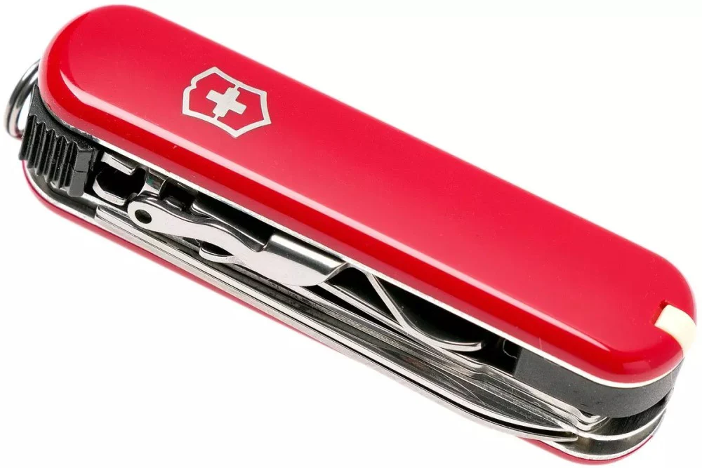Navaja 65mm c/Corta Uñas 8 Usos 65mm Rojo Transparen Victorinox® 0.6463.T [Pieza] - Image 5