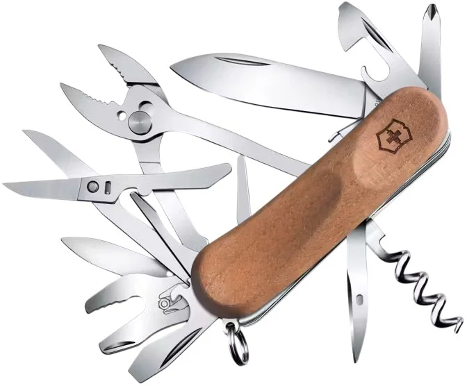 Navaja 85mm Evolution Wood S557 85mm Madera Nogal Victorinox® 2.5221.S63 [Pieza]