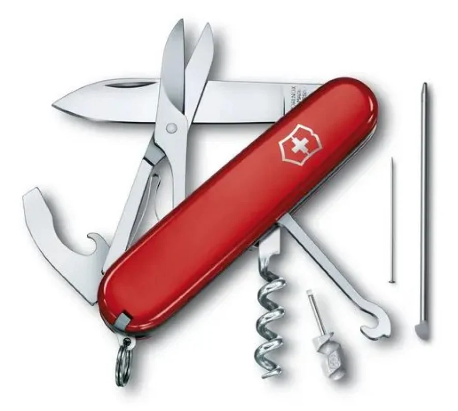 Navaja 91mm Compact 15 Usos 91mm Rojo Victorinox® 1.3405 [Pieza]