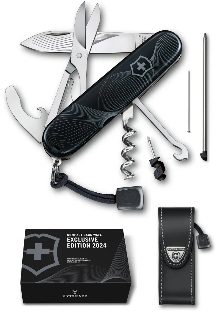 Navaja Limited Edition Compact Dark Wave 91mm Negro 2024 Victorinox® 1.3405.3-X1 [Pieza] - Image 2