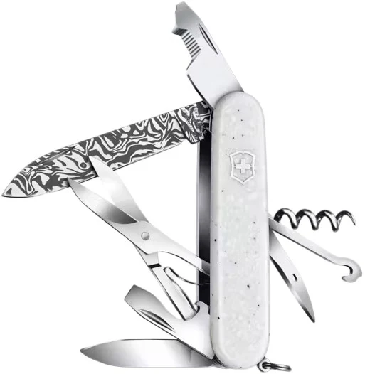Navaja Limited Edition Companion Damascus 91mm Corian® Blanco 2025 Victorinox® 1.3901.J25 [Pieza] - Image 3
