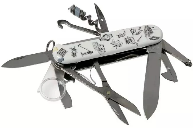 Navaja Limited Edition Explorer Swiss Spirit 91mm Blanco ilustrad 2020 Victorinox® 1.6705.7L20 [Pieza] - Image 3