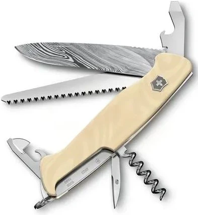 Navaja Limited Edition Ranger 55 Damascus 130mm Madera 2023 Victorinox® 0.9561.J23 [Pieza]