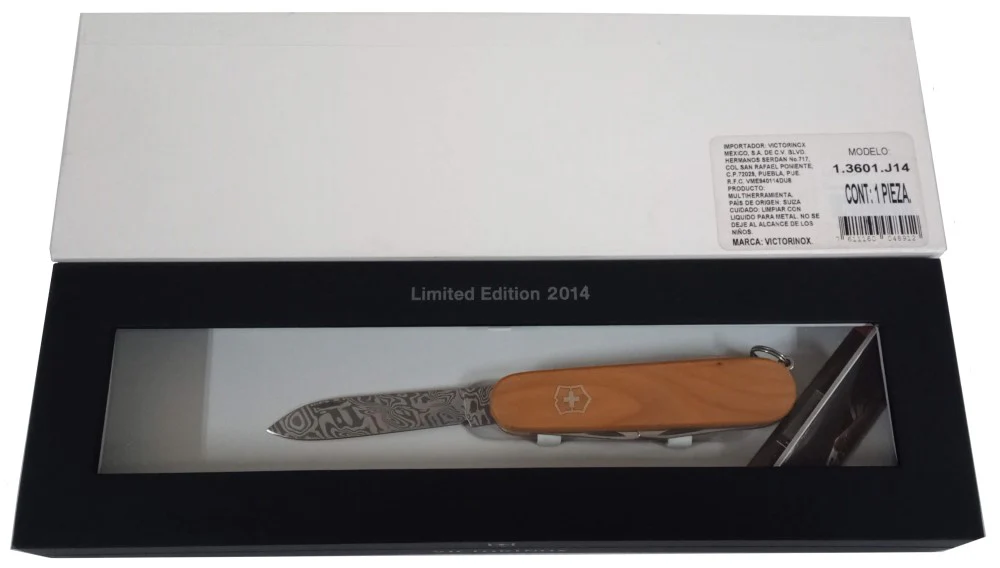 Navaja Limited Edition Spartan Damascus 91mm Madera 2014 Victorinox® 1.3601.J14 [Pieza] - Image 3