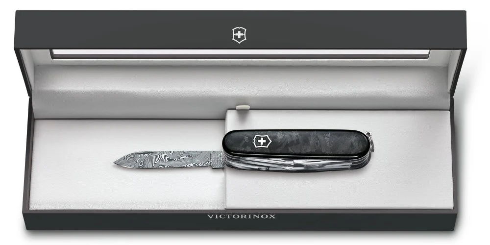 Navaja Limited Edition Swiss Champ 33 Damascus 91mm Cuerno de Res 2021 Victorinox® 1.6791.J21 [Pieza] - Image 3