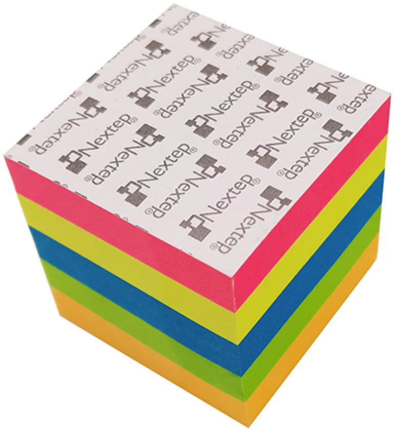 Notas Adhesivas 5 colores c/100h c/u 500hj Cubo Neón 2×2" Nextep® NE-056 [Pieza] - Image 4