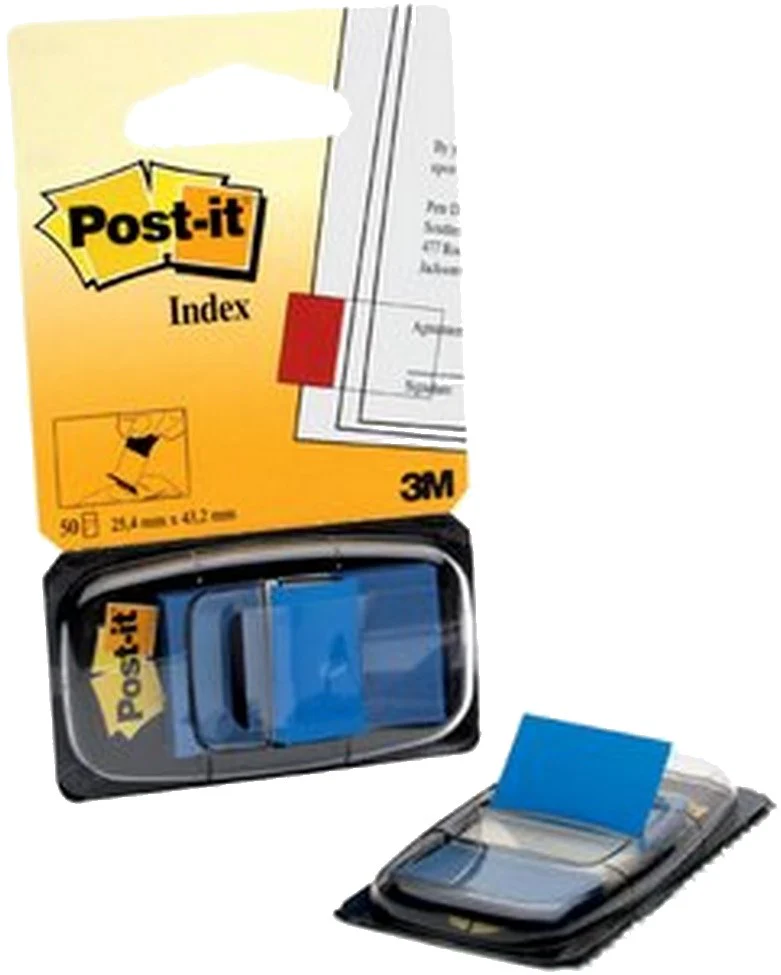 Notas Adhesivas (bandera) Post-It® c/50 Azul 1×1.7" 3M® 680-2 [Pieza]