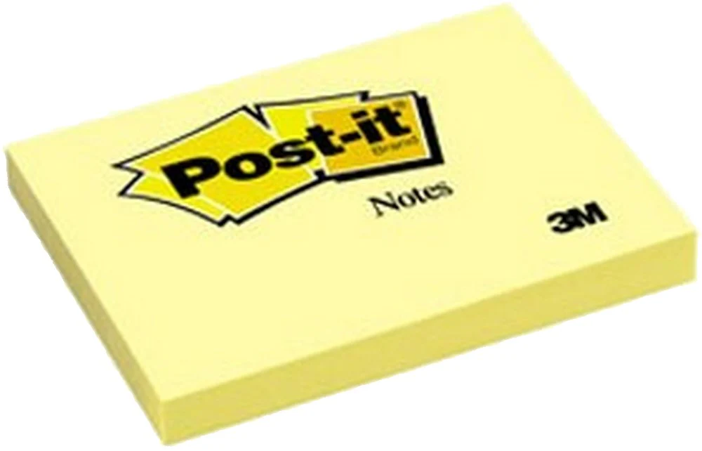 Notas Adhesivas Post-It® 657 100hj Amarillo 3×4" 3M® MT900173204 [Pieza]