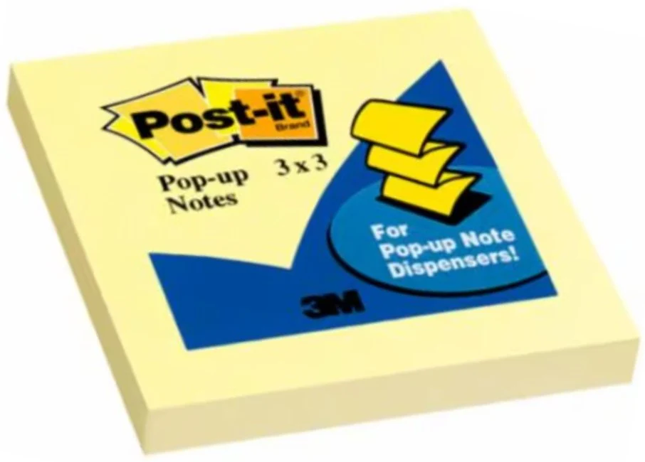 Notas Adhesivas Repuesto Post-It® Pop-up 100hj Amarillo 3×3" 3M® R330-YW [Pieza] - Image 2