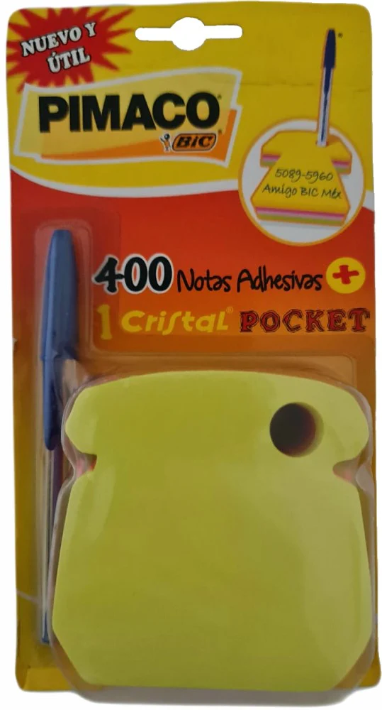Notas Adhesivas Teléfono+CristalPoket Bic 400hj Colores 3×3" Primaco® 8200143 [Pieza] - Image 2